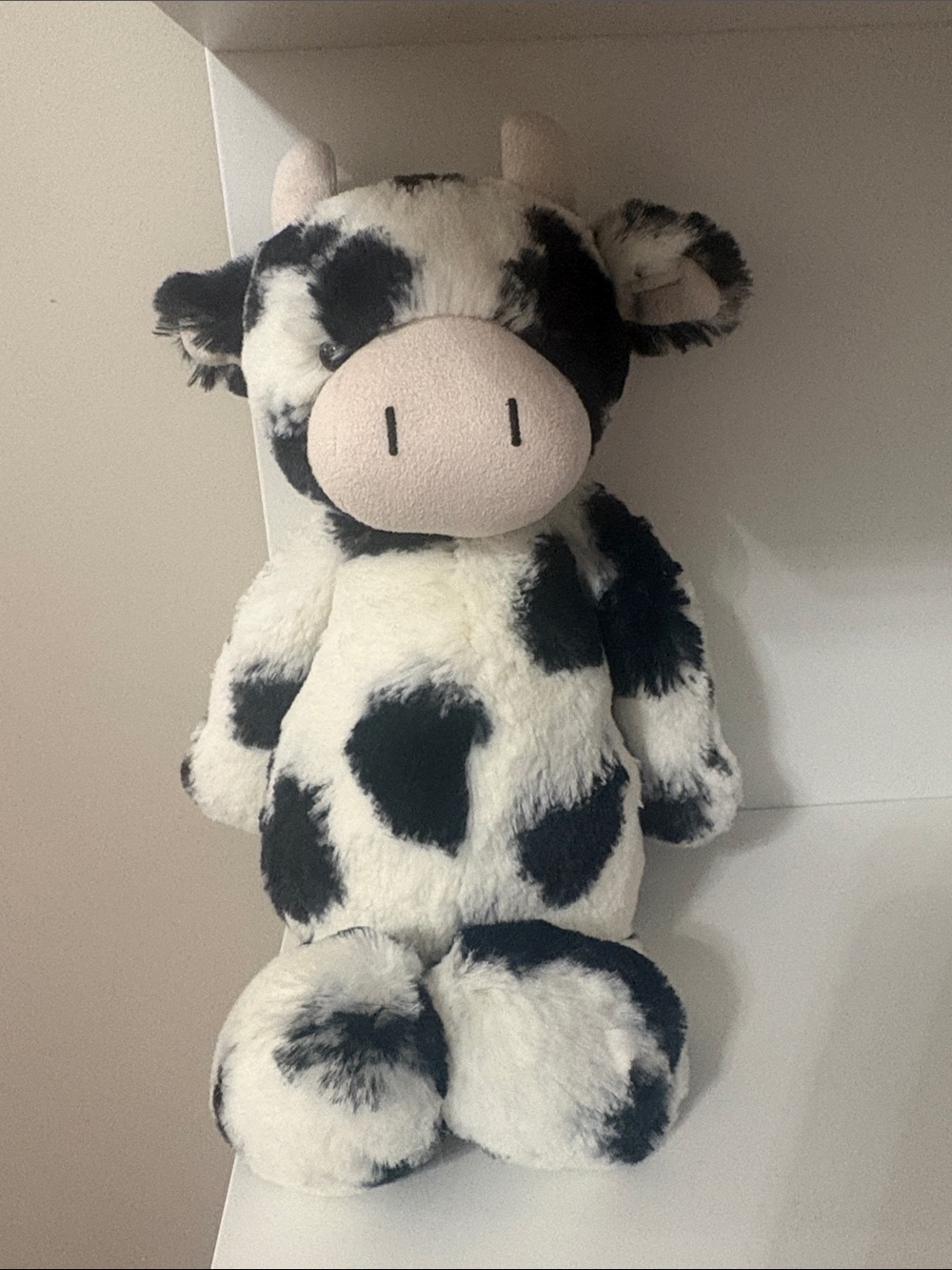 Jellycat bashful calf,Dustbag, care instructions & JC tag protector.